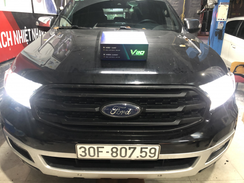 Độ đèn nâng cấp ánh sáng Nâng cấp ánh sáng XlightV20 New cho xe Ford Everest 2019